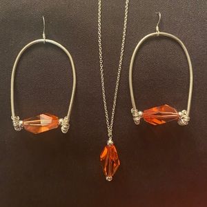 Earring And Necklace